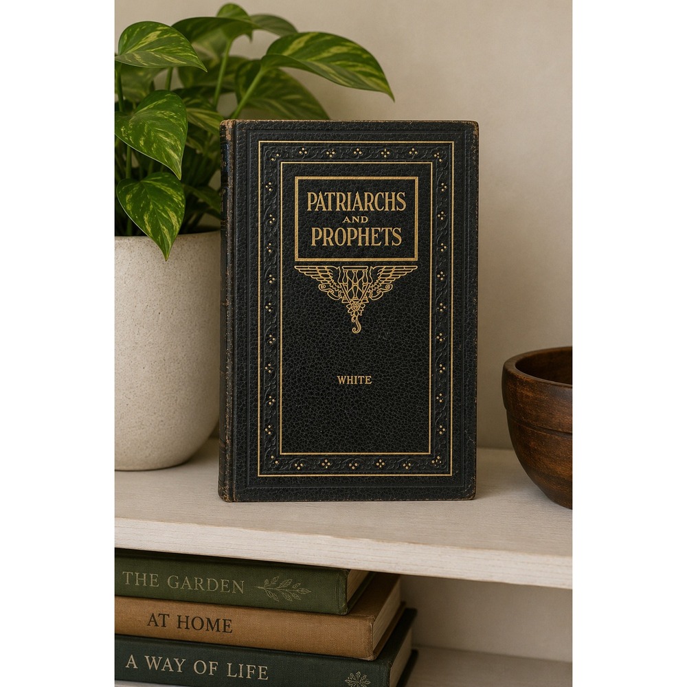 1922 Patriarchs and Prophets Ellen G White Gilded Salesman Sample Illustrated